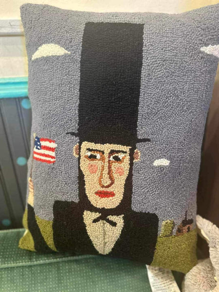 Lincoln hook Pillow