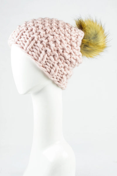 Chunky Pom Beanie – Wild Rose Artisans