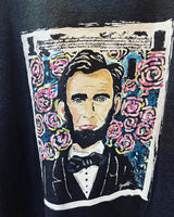 Lincoln “In Bloom” -  Hand Painted Shirt