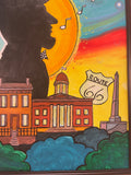 Lincoln Original Painting - Framed