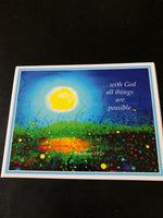 With God all things are possible - Greeting cards by Annette
