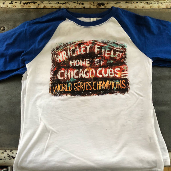 Kids Cubbies Unisex Baseball Shirt